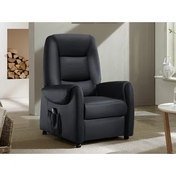 Křeslo FRANS BASIC kožené televizní polohovací křeslo s funkcí 1-motorou a asistencí vstávání