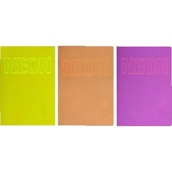 Sešit SEŠIT A4/42 LISTŮ MŘÍŽKA PP OBAL NEON FOL A 10 KOH-I-NOOR ZES-A442KR KOH-I-NO