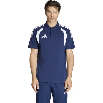 Bavlněné triko Adidas Tiro 26 League s límečkem Polo tm.modro bílé Velikost: 128