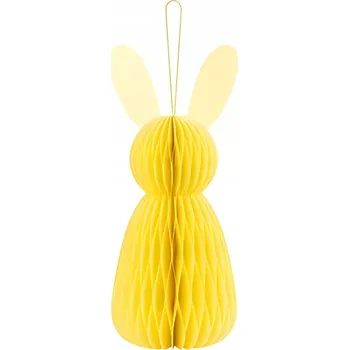 Velikonoční dekorace Papírová velikonoční závěsná dekorace - zajíc