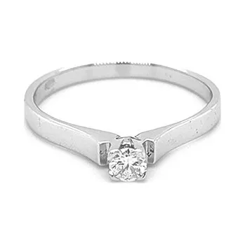 Prsten Zlatý Zásnubní Prsten s Diamantem 2010355