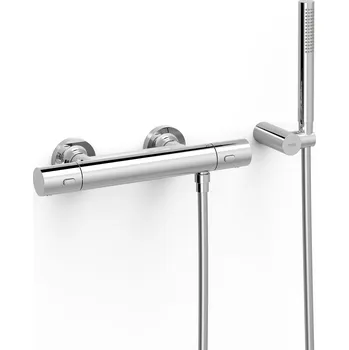 Vodovodní baterie Sprchová baterie TRES Over-Wall stříbrná