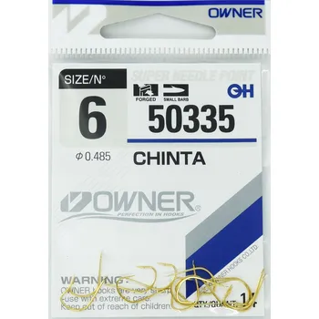 Rybářský háček Owner Chinta zemní, splávková, protihroté Háčky 14 ks