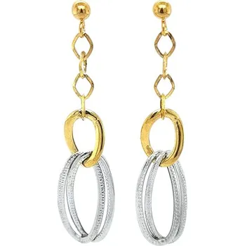 Náušnice Visací Náušnice z Kombinovaného Zlata 7120954