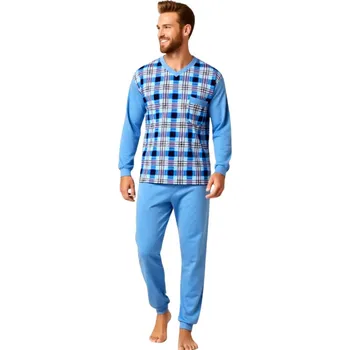 Pánské pyžamo Pánské Pyžamo Dlouhé FOLTÝN PD 400 Velikost: 3XL
