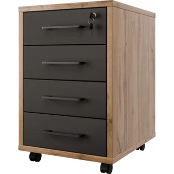 Ložnice Uzamykatelný kontejner NEJBY GIANNI PREMIUM, dub wotan/antracit