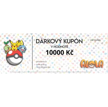 Karetní hra Dárkový poukaz 10000 Kč
