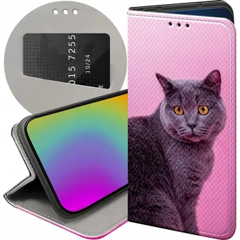 Pouzdro na mobilní telefon Flipové pouzdro Hello Case pro Samsung Galaxy A35 5G růžové