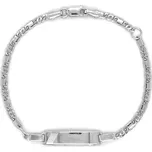 Dětský Náramek s Destičkou z Bílého Zlata 7070001