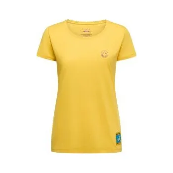 Dámská móda La Sportiva CLIMBING ON THE MOON T-Shirt Women Giallo/Viola žlutá L