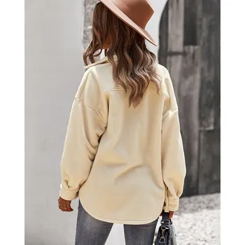 Wayfarer Dámský sametový kabát Lambert béžová S