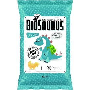 Kukuřičné křupky se solí bio 50 g bioSaurus