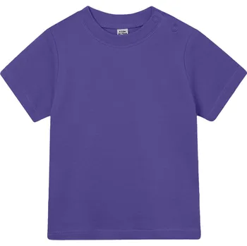 Chlapecké tílko Babybugz Dětské tričko z organické bavlny s patentky na rameni Barva: Fialová, Velikost: 12-18 měsíců BZ02
