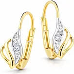 Cutie Diamonds Luxusní bicolor náušnice ze zlata s brilianty DZ8024-R-55-00-X-R1 + 2 měsíce na vrácení zboží