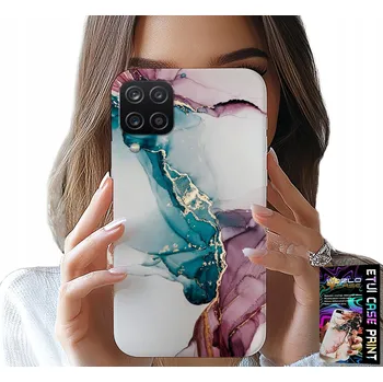 Pouzdro na mobilní telefon POUZDRO pro SAMSUNG A12 / M12 - Elegantní mramorový design, moderní dámský kryt
