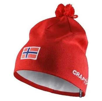 Čepice CRAFT čepice SKI TEAM NOR Practice red