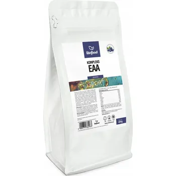 Aminokyselina LiteFOOD - EAA Komplex - Aminokyseliny - 400g - Borůvka