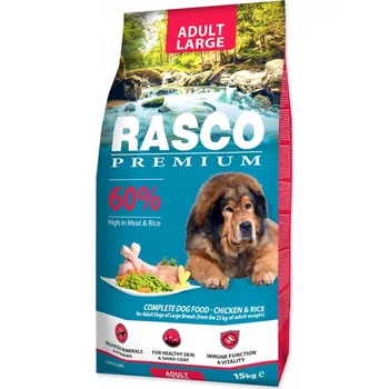 Krmivo pro psa Rasco Premium Adult Large krmivo pro psy velkých plemen o hmotnosti 15 kg