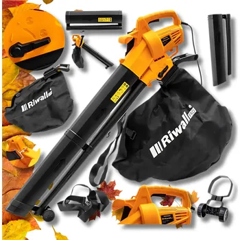 ELEKTRICKÝ FOUKAČ VYSAVAČ LISTÍ 45L Riwall REBV3200E DRTIČ