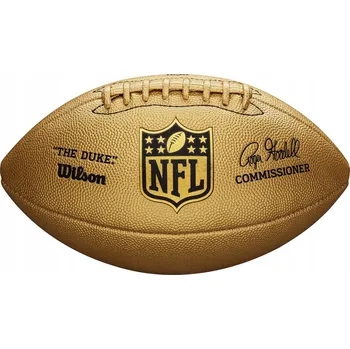 Fotbalový míč Americký fotbalový míč Wilson NFL Duke Metallic Edition Ball vel. 9