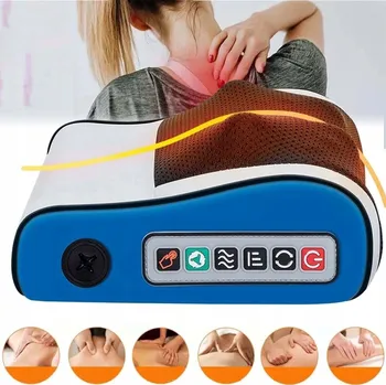 Masážní přístroj Masážní Polštář na záda, tělo a krk Vyhřívaný Masážní Přístroj přístroj Shiatsu