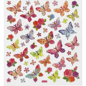 samolepka CREATIV: SAMOLEPKY Motýli a Květiny
