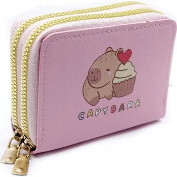 Peněženka Peněženka KAPYBARA CAPIBARA 11,5x9 cm růžová pro děti a mládež