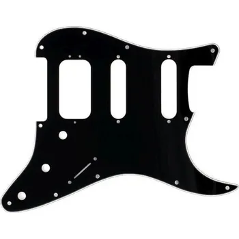 Fender Stratocaster HSS 11-Hole Mount 3-Ply Black Pickguard
