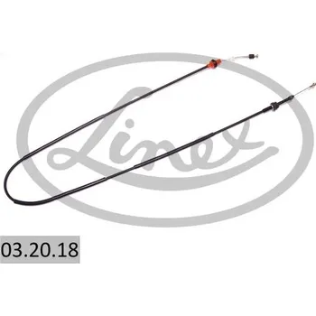 Plynové lanko Lanko plynu LINEX 03.20.18