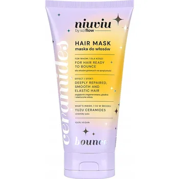 Vlasová regenerace Niuviu Bounce maska na vlasy pro regeneraci a hebkost, proti krepatění 200 Ml