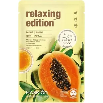 Pleťová maska MAISON DE CORE Plátýnková pleťová maska s extraktem z papayi