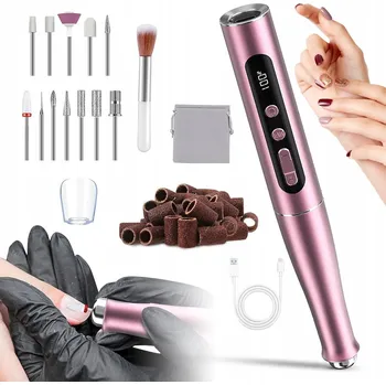 PILNÍK NA NEHTY 35000 RPM, TICHÝ CHOD, DIGITÁLNÍ DISPLEJ