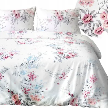 Povlečení Sada povlečení 200x220, satén 100% bavlna Gardenya, barva bílá Exclusive