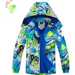 Kugo Dorostenecká šusťáková bunda - syté barvy Barva: Modrá, Velikost: 152