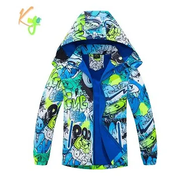 Chlapecká bunda Kugo Dorostenecká šusťáková bunda - syté barvy Barva: Modrá, Velikost: 152