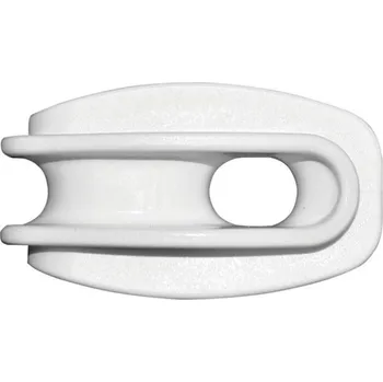 KERBL 44334 napínací, rohový izolátor pro elektrický ohradník, pro lanka a dráty, bílý