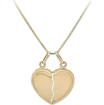 Přívěsek Zlatý Přívěsek Srdce pro Dva 7150560