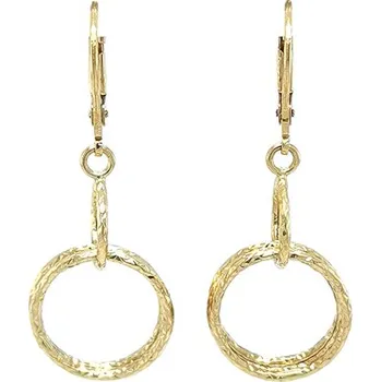 Náušnice Zlaté Visací Náušnice 7121005