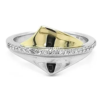 Prsten Zlatý Prsten s Diamanty 2010502