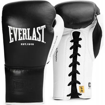 Boxerské rukavice Boxerské rukavice Everlast EV4000LAC BL/WH 12 oz