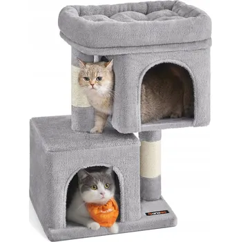 Drapak pro kočky Feandrea 67 cm šedé 2 úrovně sisal