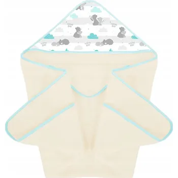 Prostěradlo Deka Albero MIO s kapucí 100 x 100 cm bílá