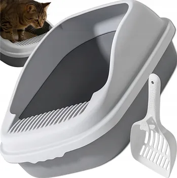 Toaleta pro kočku Otevřená kočičí toaleta K&M 50 cm x 35 cm x 19 cm