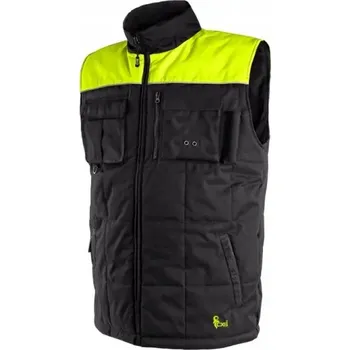 Pánská vesta CXS SEATTLE ZATEPLENÁ SILNÁ ZIMNÍ PRACOVNÍ VESTA BUNDA BEZ RUKÁVŮ vel XL