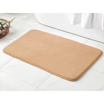 Koupelnová předložka XPOSE® Koupelnová předložka s paměťovou pěnou SANDY - béžová 50x80 cm, + Prodloužená možnost vrácení zboží do 50 dnů