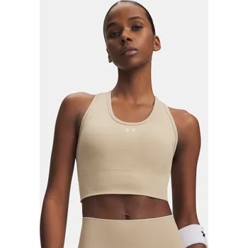 Dámské spodní prádlo Under Armour Dámská podprsenka Vanish Seamless Mid B 1384419-299 Hnědá XS