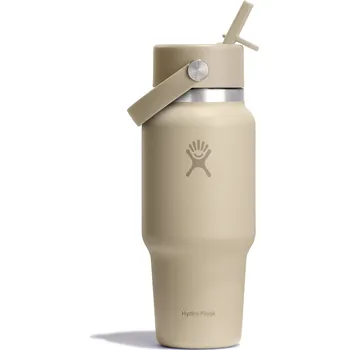 Termohrnek Termohrnek Hydro Flask Wide Flex Straw Travel Bottle 24 oz Barva: stříbrná/modrá