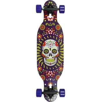 Longboard Hydroponic - DT Kids 31,5" Mexican Skull Purple - dětský longboard Délka: 31.5"