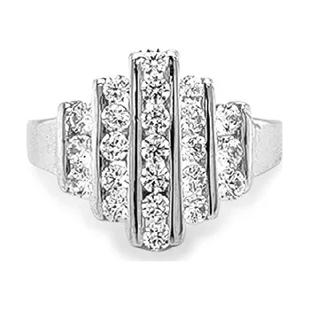 Prsten Zlatý Prsten se Zirkony 7131348