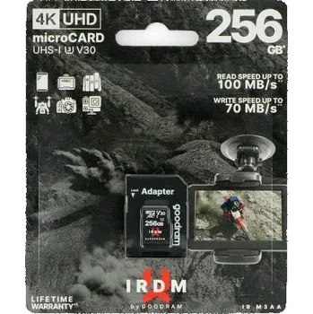 Paměťová karta Paměťová karta microSD Goodram s adaptérem 256 GB UHS-I U3
